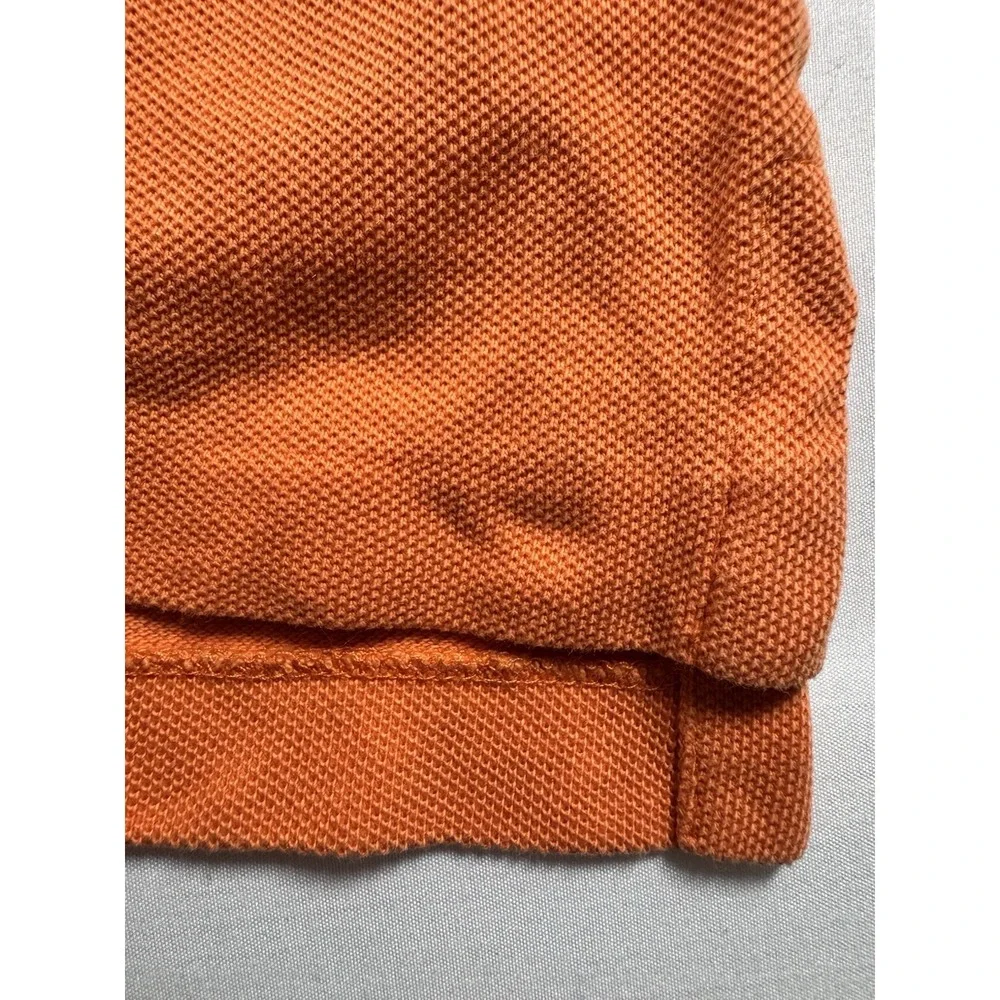 Polo Ralph Lauren Mens XL Orange Classic Fit Pony Logo Pique Polo Shirt